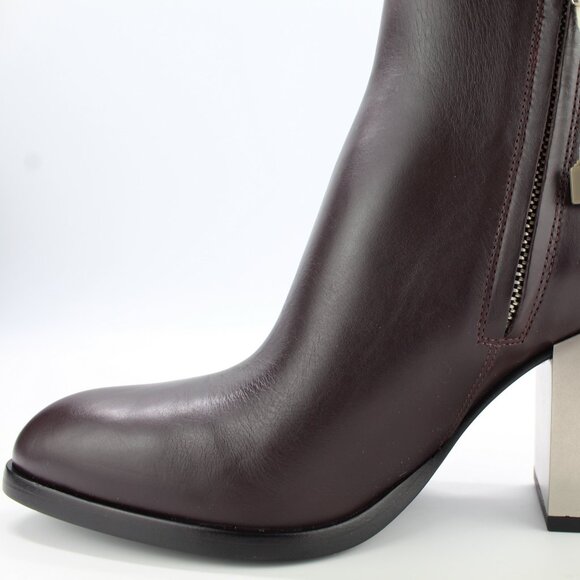 Rare Alexander Wang Gabi Leather Ankle Boots | Iconic Cut-Out Heel | Discontinue - Picture 12 of 16